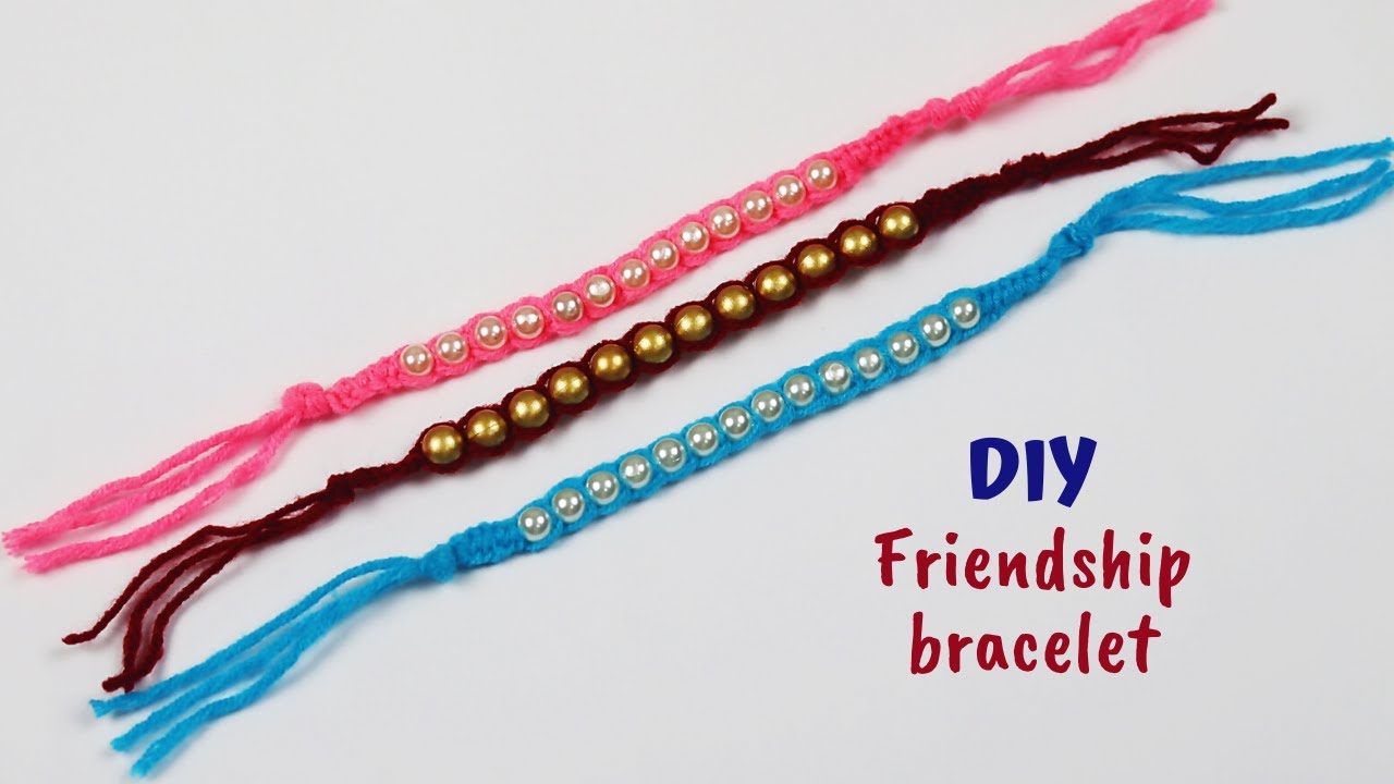 DIY Friendship Bracelet | How To Make Friendship Band | Handmade ...