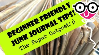 BEGINNER FRIENDLY JUNK JOURNAL DECORATING IDEAS!! Junk Journal Fun! The Paper Outpost!