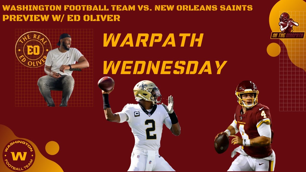 Washington Football Team vs. New Orleans Saints Preview w/Ed Oliver | NFL Week 5