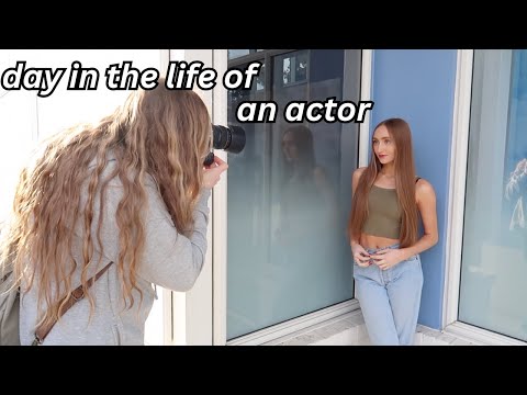 day in the life of an actor headshot photoshoot vlog