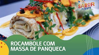 O chefe RIVANDRO preparou uma RECEITA super FÁCIL  e PRÁTICA de ROCAMBOLE COM MASSA DE PANQUECA!
Tenho certeza que essa RECEITA DE ROCAMBOLE COM MASSA DE PANQUECA vai agradar o paladar de todos. Seja no ALMOÇO no JANTAR essa ROCAMBOLE COM MASSA DE PANQUECA, com 4 QUEIJOS vai fazer o maior sucesso! 