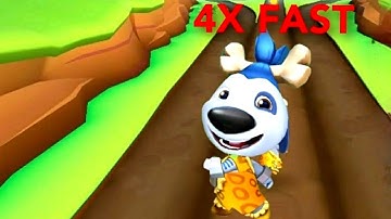 4X Fast in Talking Tom Time Rush Talking Hank Jurassic | Android iOS Game ¿ Best Funny ? @trascende