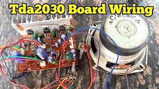 Tda2030 Board Wiring 2.1 Home theatre | Electronics Verma 