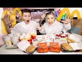 Last To Stop Eating Mcdonalds!! *CHRISTMAS MENU EDITION*