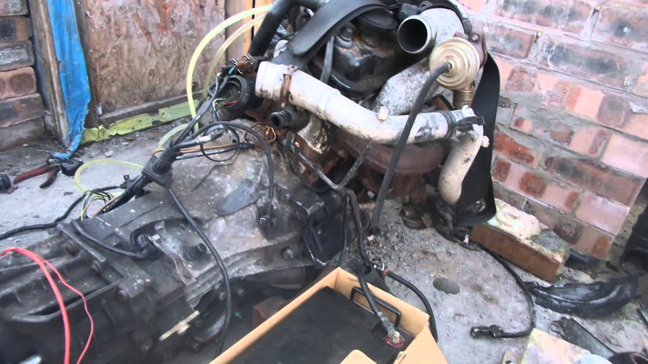 AFN engine with MSA15 ecu (immo off) for T25 - YouTube