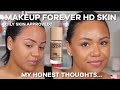 NEW MAKEUP FOREVER HD SKIN UNDETECTABLE FOUNDATION | OILY SKIN:REVIEW + 6HR WEAR TEST | jazminekiah