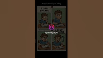 How to Focus on studies? #cseet #comedy #icsiexam #motivation #icsi #upsc