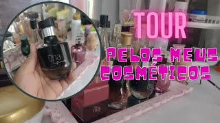 Tour Pelos Meus Cosmticos perfumes  Hidratantes  Mostrei Tudo lar Dos 4
