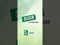 How to Keep a Slicer From Moving in Excel #ExcelTips #Excel #Shorts