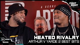 "I'll Punch Your Face In!" 😤| Best Moments From Fiery Arthur v Yarde 2 Opening Press Conference