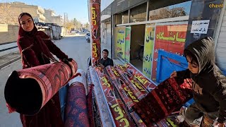 ✅ Chavil’s Home Got Its Colors! 🎨 Ali Brings the Carpets While Fatemeh Cooks for the MDF Workers ❤️