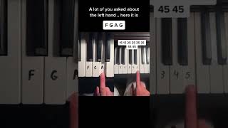 Interstellar both hands 👐 #piano #tutorial #pianomusic #tips #pianolessons