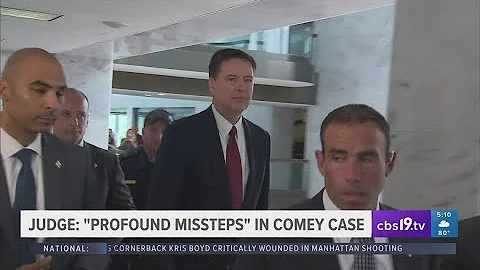 Judge orders grand jury material to be given to Comey, citing "disturbing pattern" of DOJ missteps