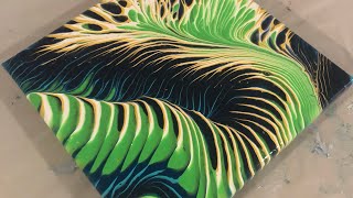 #299. Split Cup Acrylic Pour Collab with Fiona Art! / acrylic painting tutorial / split cup pour