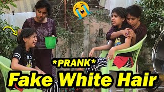 Ammu Cried Extremely😭 || Fake White Hair PRANK on Ammu || Preetha Ammu💕 || Ammu Times ||