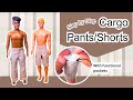 How to Sew Cargo Pants &amp; Shorts for Male Dolls | One Pattern, Multiple Body Types