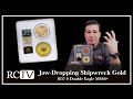 Jawdropping shipwreck gold 1857s double eagle ms66