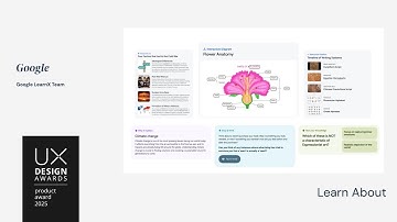 UX Design Award | Product 2025: Learn About by Google, designed by the Google LearnX Team