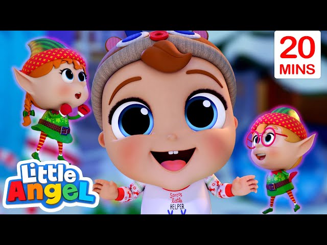 Fairy Jingle Bell Surprise! | Christmas Songs for Kids | Little Angel | Moonbug Christmas Kids! class=