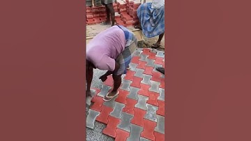 I shape paver block work #shortsvideo