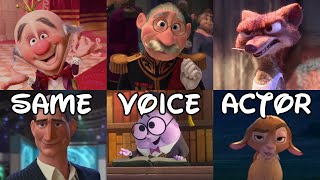 Reused Voice Actors In Modern Disney Movies Compilation
