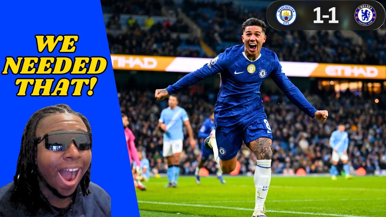 THE GREAT ESCAPE! Chelsea Fan Match REACTION To Man City 1-1 Chelsea
