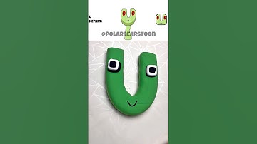 I made Sprunki OC U (from Alphabet Lore) #sprunkioc #alphabets #toys #diycrafts @PolarBearsToon