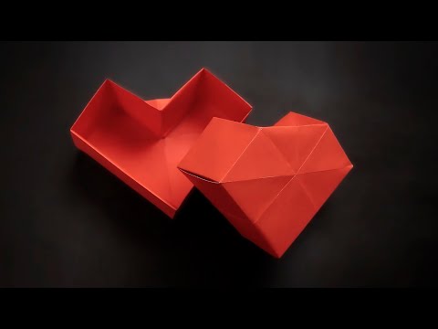 Video: How to make a heart-shaped gift box