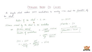 How to solve problems based on circumference and area of the circle ? Vol. 6/6