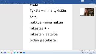 :    tyk"at"a, pit"a"a, rakastaa