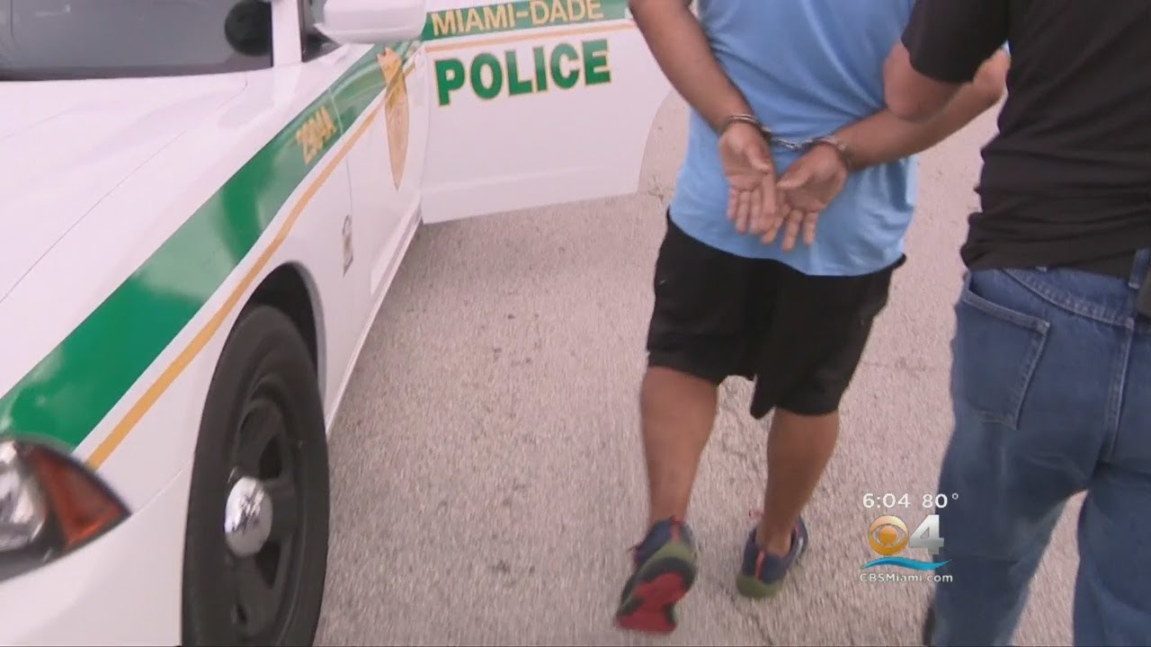 Exclusive MiamiDade Police Conduct Unlicensed Contractor Bust YouTube