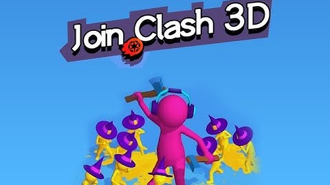 My first vlog/Join clash 3d gameplay walkthrough all levels/ noob vs pro vs hacker in join clash