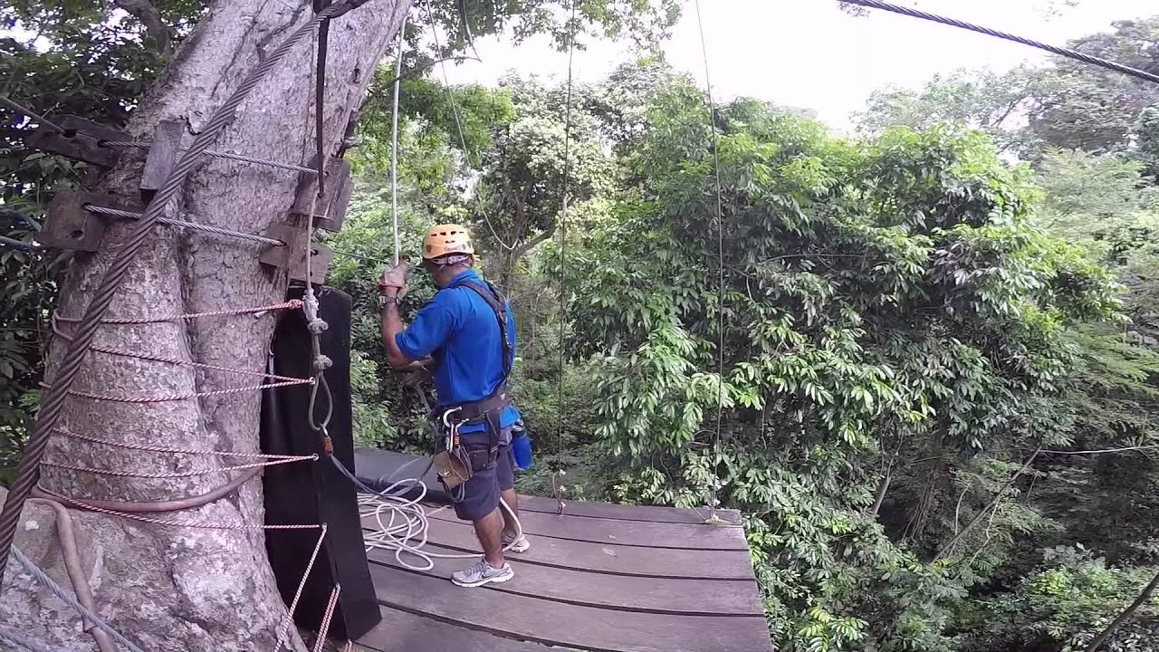 Zip line rainforest tour in Costa Rica at Vista Los Sueños ...