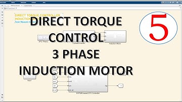 DIRECT TORQUE CONTROLLER INDUCTION MACHINE MATLAB SIMULINK | ĐIỀU KHIỂN TRỰC TIẾP MÔ-MEN | Part 5
