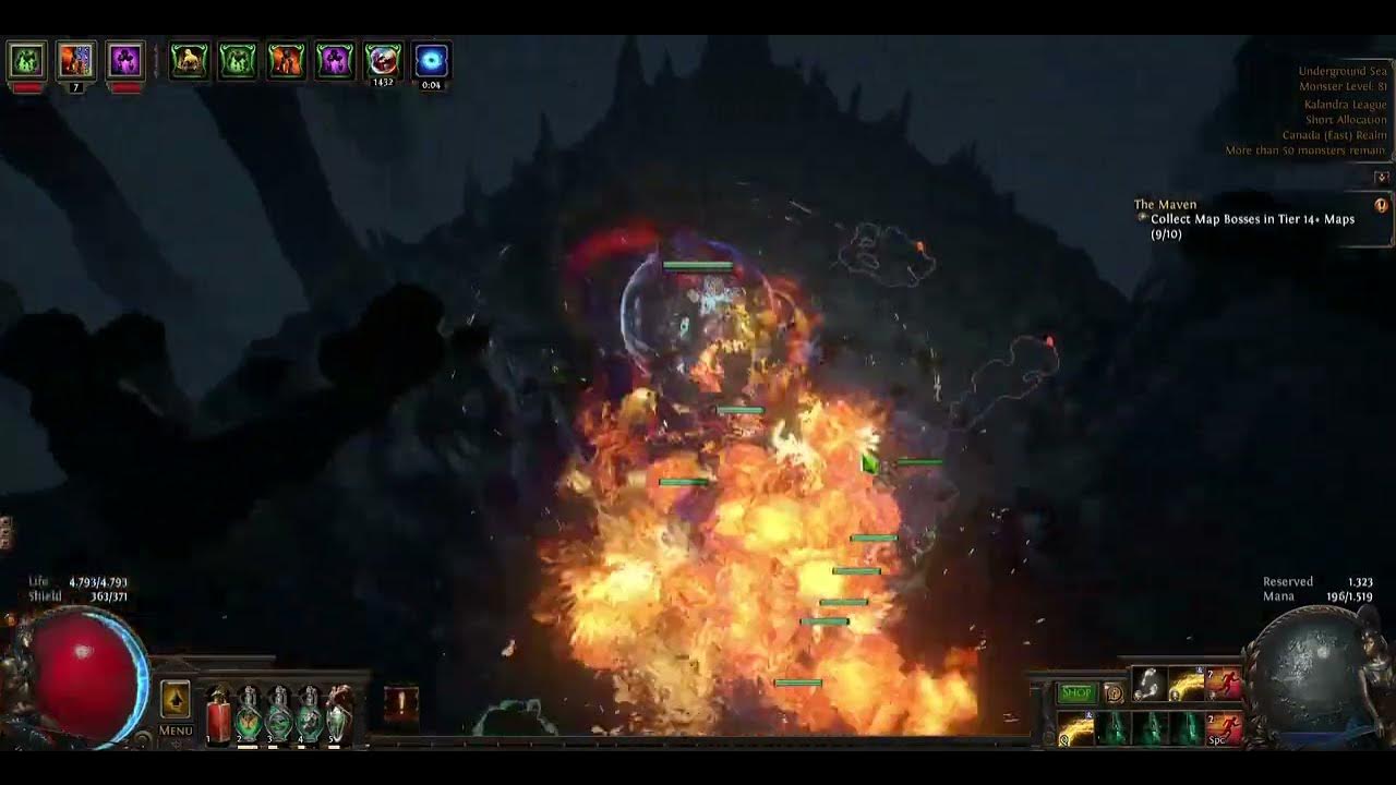 Summon Flame Golem // **Elementalist** // 3.19 Lake Of Kalandra