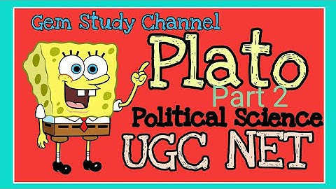 Plato #part2 UGC NET( Political Science) #gemstudychannel#ugcnet#jrf#civics#politicalscience