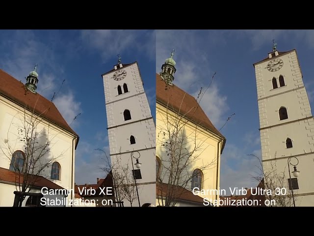 Garmin Virb XE vs Garmin Virb Ultra 30: side by side daylight