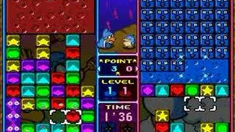 Tetris Attack Battle v Computer LV 7 -37-