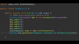 ListIterator in Java