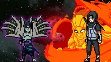 Sasuke Black(New) VS Itachi Uchiha(Om Hy) in Jump Force Mugen