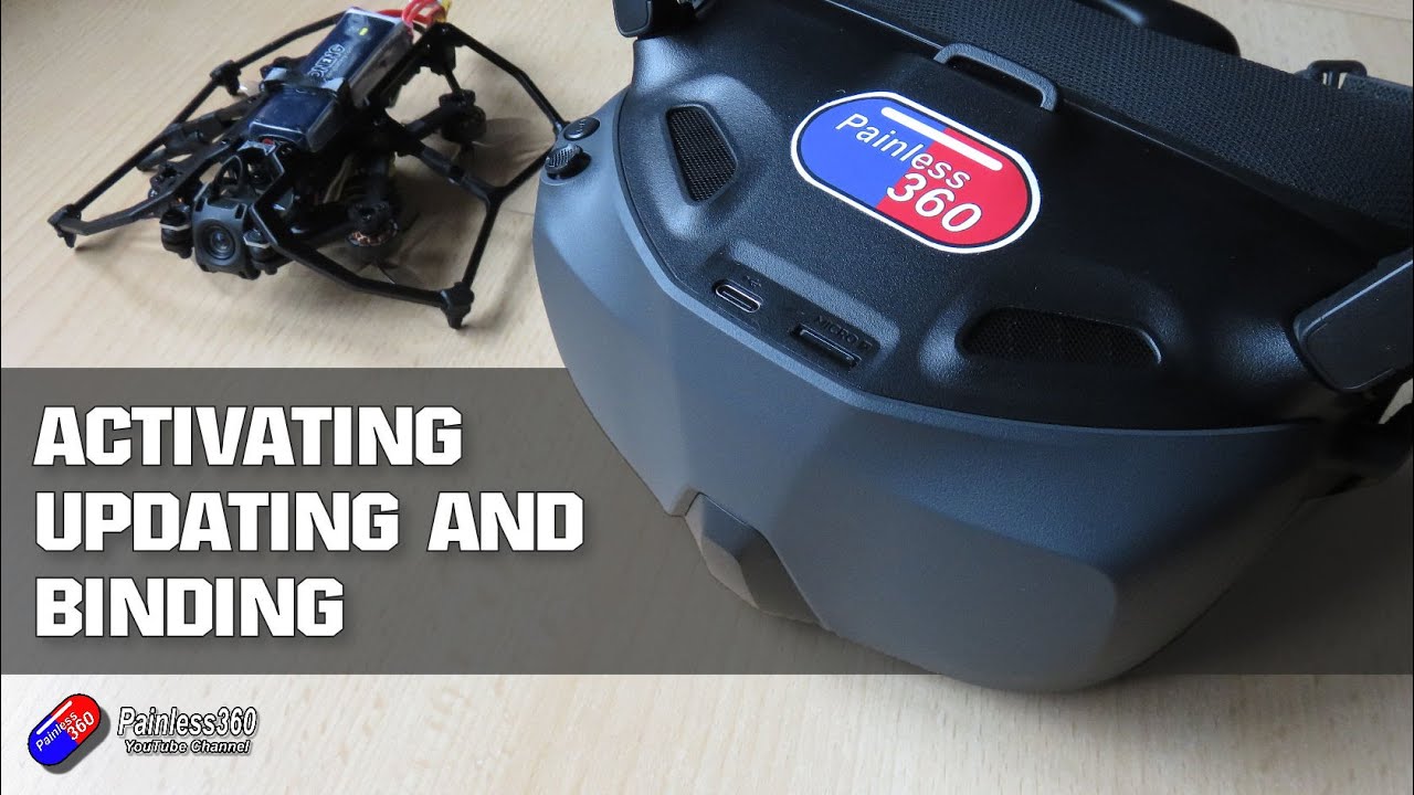 Настройка очков DJI N3 FPV: от распаковки до активации, обновления и привязки