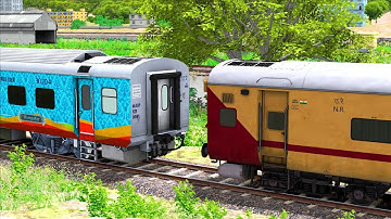 ICF UTKRISHT Coupling HUMSAFAR Coach | BUMPY RAILROAD | Train Simulator | Railworks 3 | NTG GAMING