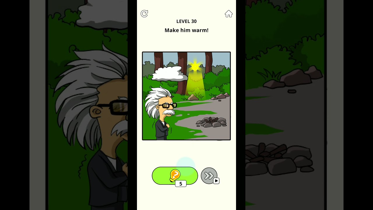 Einstein Brain Tricky Test Mode Level 30 Walkthrough