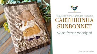 Mimos e pequenos tesouros feitos à mão 🥰 Vem fazer uma carteirinha! #Patchwork #Bordado #costura