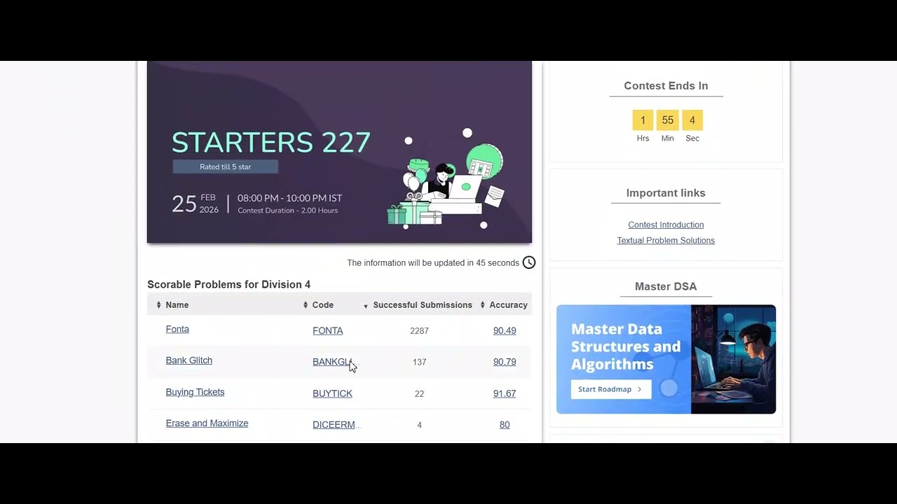 Erase and Maximize CodeChef Solution - YouTube