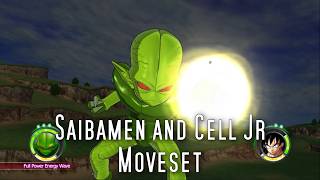 Raging Blast 2 Saibamen and Cell Jr Moveset