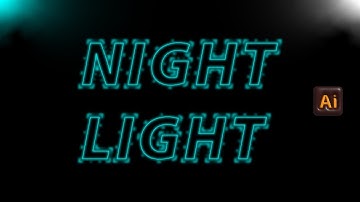 How to create a Neon Glow Text Effect in Adobe Illustrator