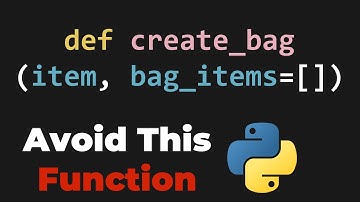 Python Mutable Default Argument Problem