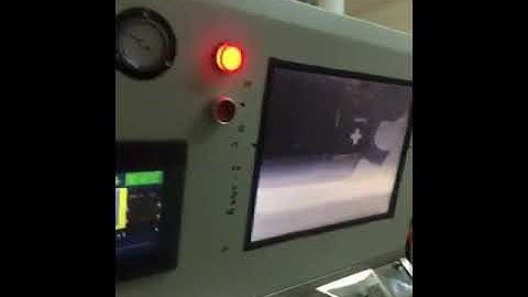 The video of the bonding machine