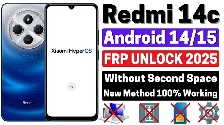 Redmi 14C FRP Bypass Android 14,15 Without PC | Google Account Remove Easy Trick 100% Working 2025